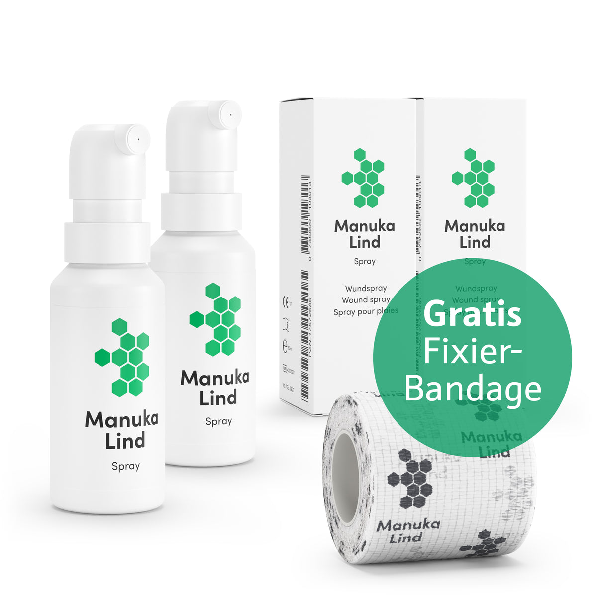 2x ManukaLind Wundheilspray