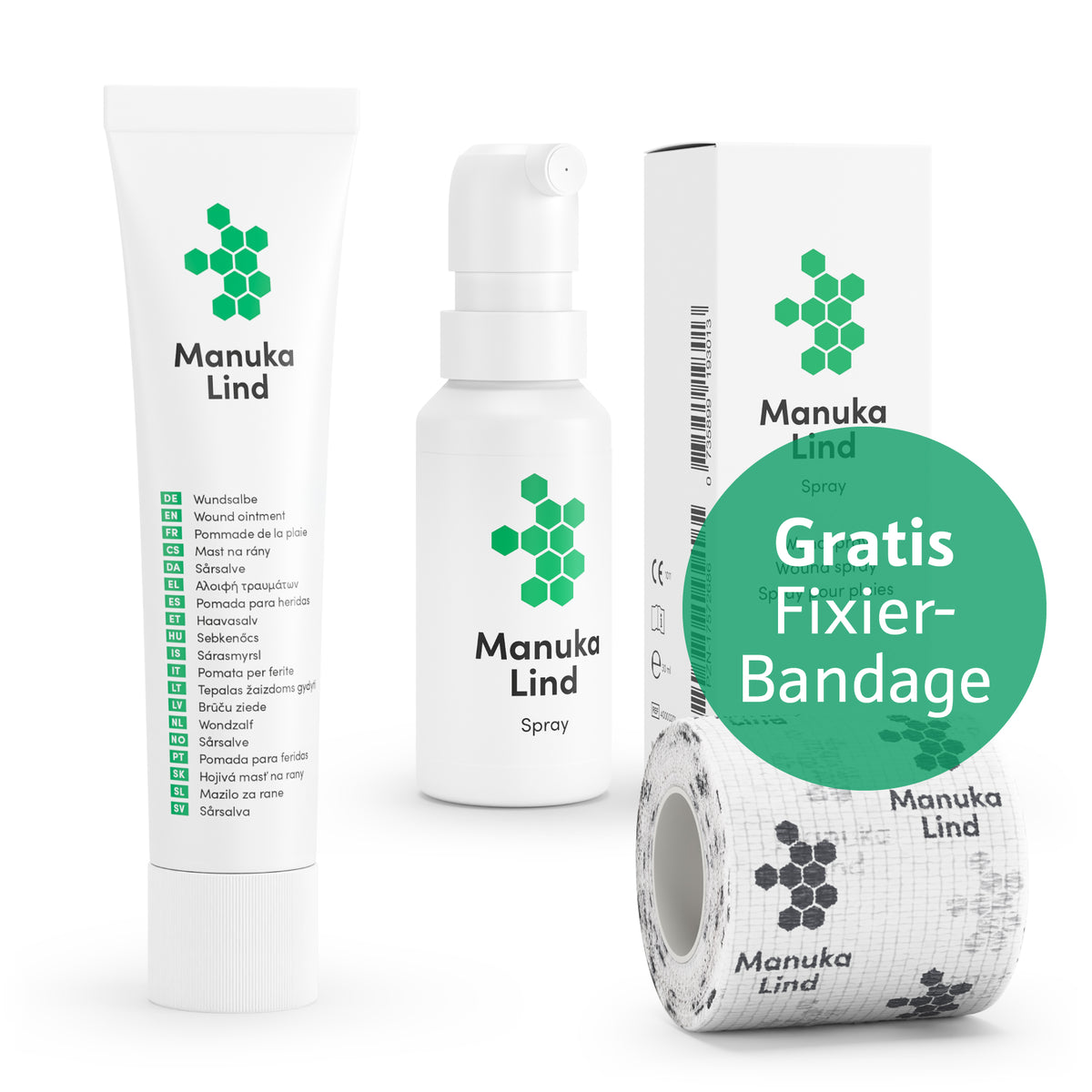 Duo ManukaLind Wundheilung