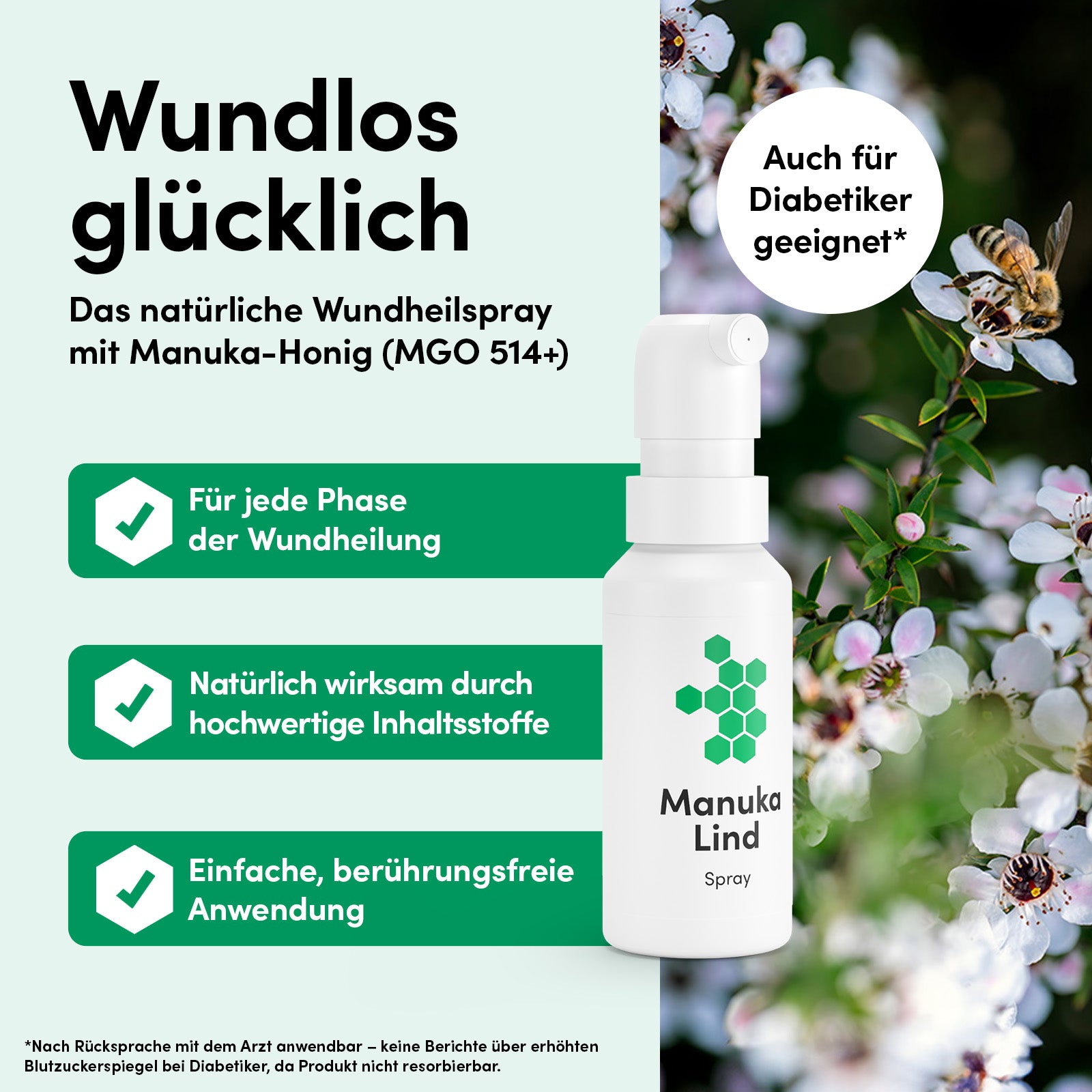 ManukaLind Wundheilspray