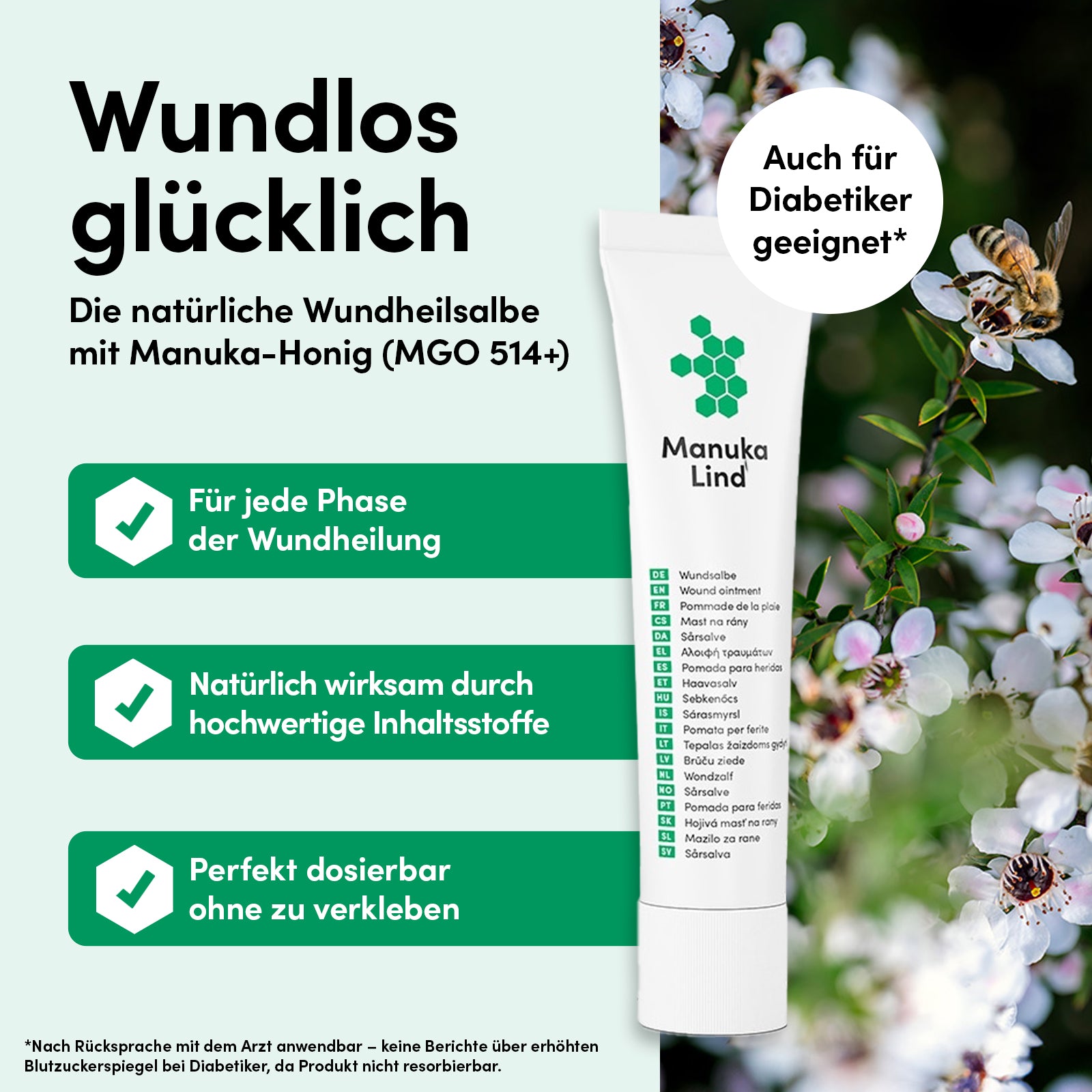 ManukaLind Wundheilsalbe
