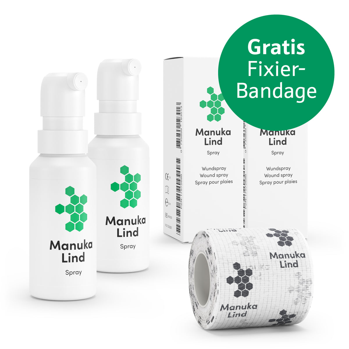 2x ManukaLind Wundheilspray