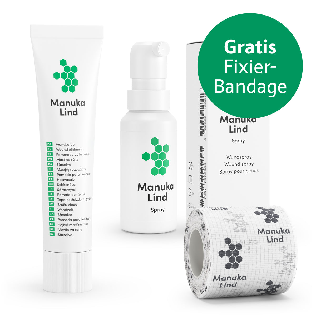 Duo ManukaLind Wundheilung
