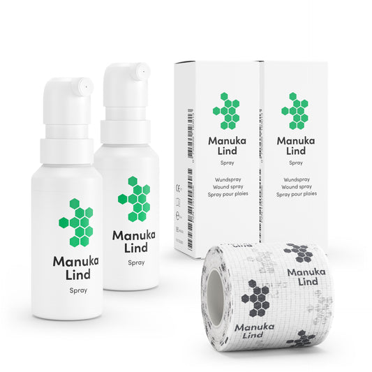 2x ManukaLind Wundheilspray