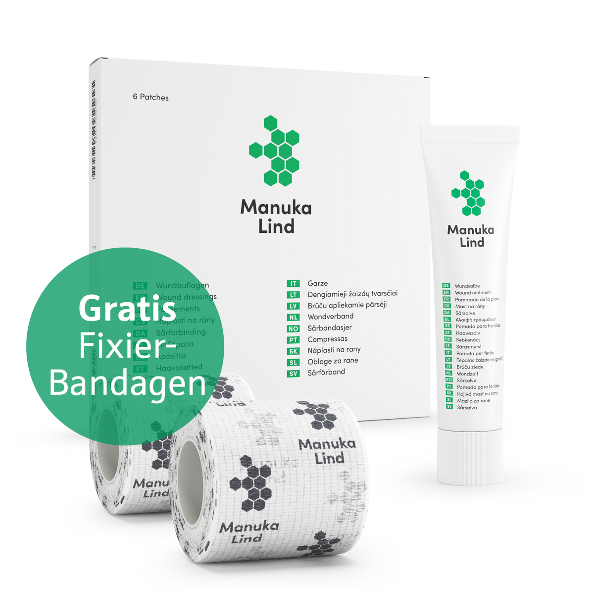 Das Kennenlern-Set: Salbe (30g) & Wundauflagen (6 Stk.)