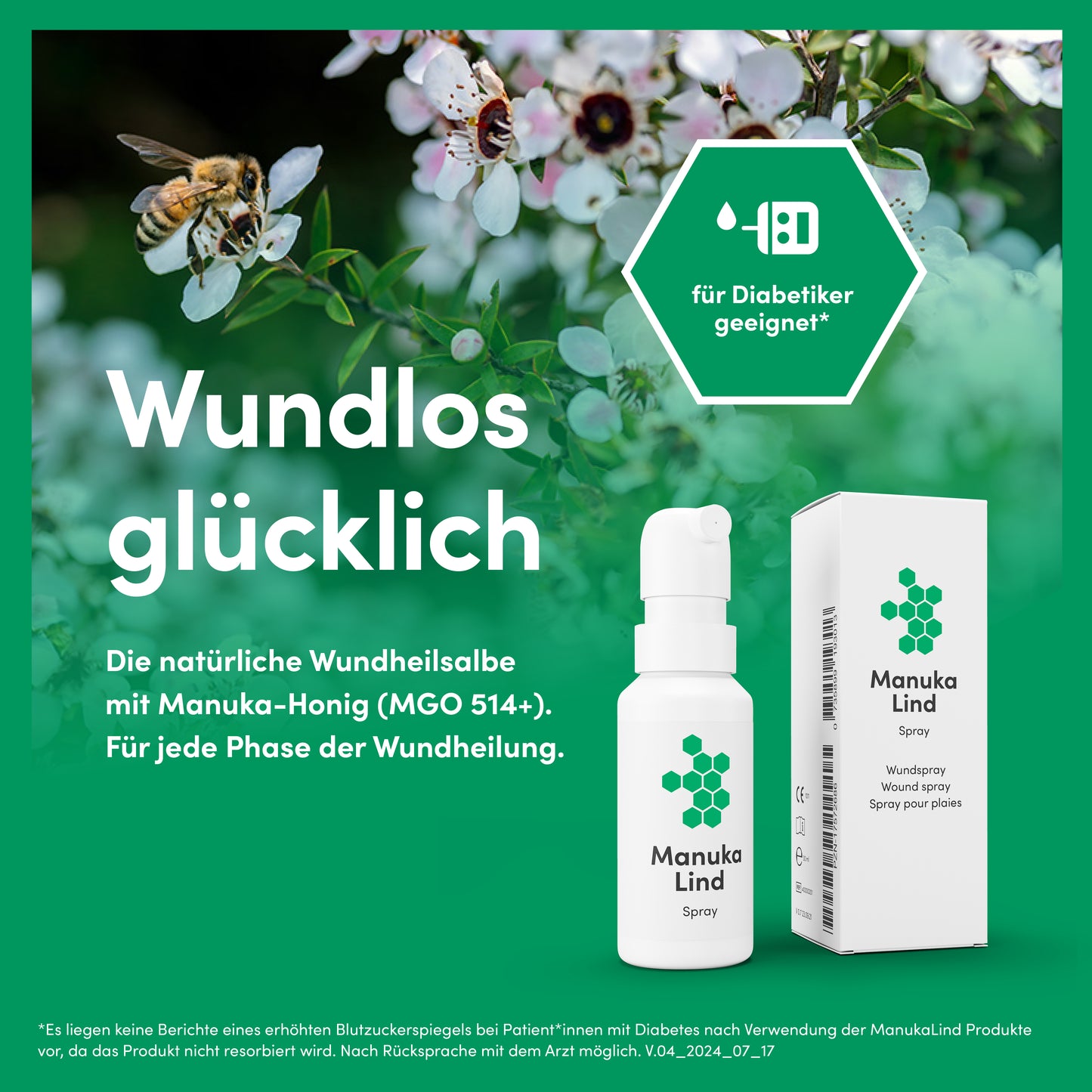 ManukaLind Wundheilspray